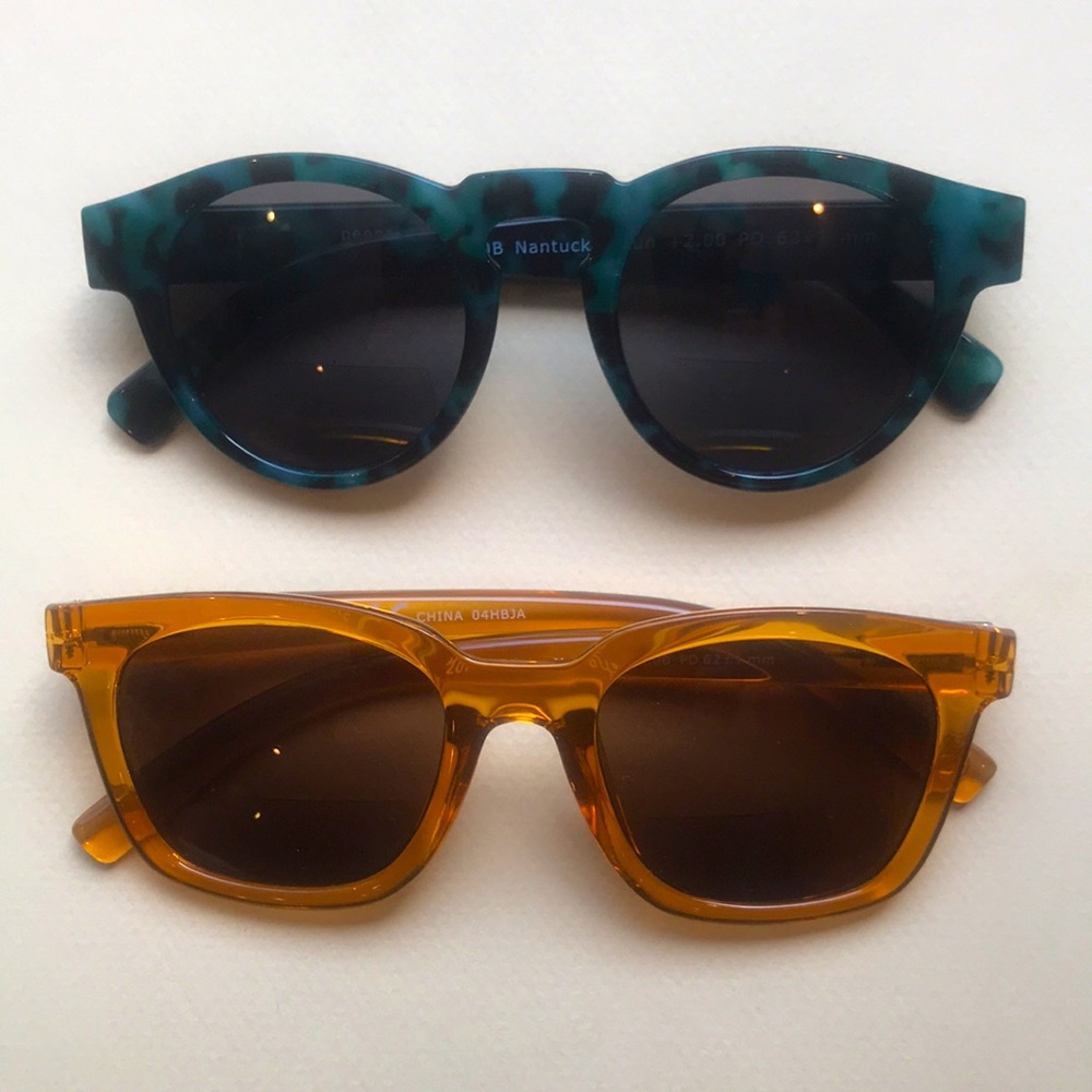 Two pairs of Peepers Sunglasses Readers “To The Max” +2.00 & “Nantucket” +2.00